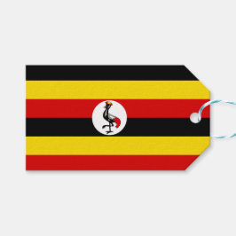 Ugandische Flagge (Uganda) Geschenkanhänger
