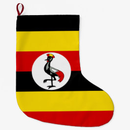 Ugandische Flagge (Uganda) Großer Weihnachtsstrumpf