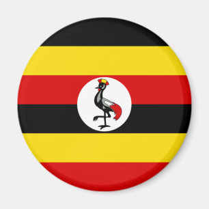 Ugandische Flagge (Uganda) Magnet