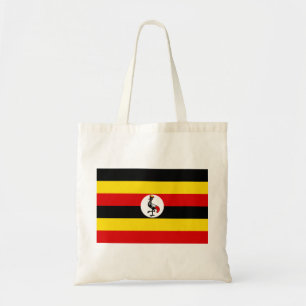Ugandische Flagge (Uganda) Tragetasche