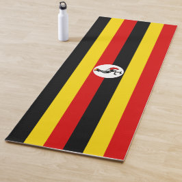 Ugandische Flagge (Uganda) Yogamatte