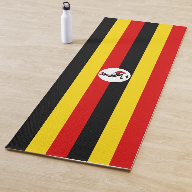 Ugandische Flagge (Uganda) Yogamatte (Beispiel)