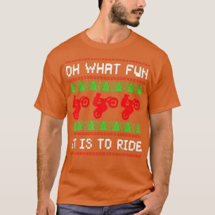 Ugg Christmas Motocross Dirt Motorrad Motorrad Mot T-Shirt