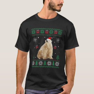 Ugg Christmas Pajama Sweater Polar Bären Tiere L T-Shirt