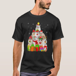 Ugg Christmas Sweater Cat Tree Ragdoll Cat Xmas T-Shirt