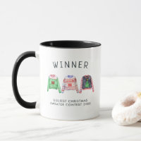 Ugg Christmas Sweater Competition Prize Tasse