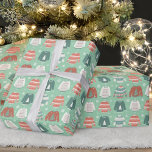 Ugg Christmas Sweater Holiday Wrapping Paper Geschenkpapier<br><div class="desc">Karo in EmmyINK's Ugly Sweater Party Kollektion für zusätzlich koordinierendes Party Dekor!</div>