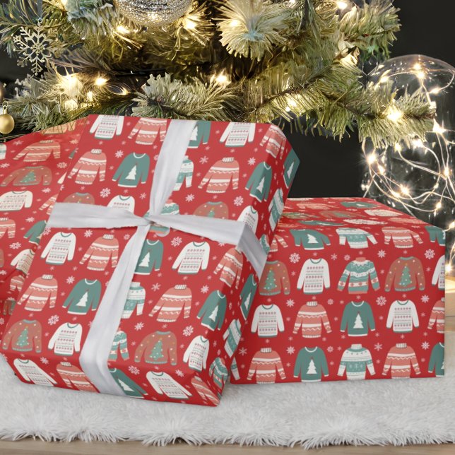 Ugg Christmas Sweater Holiday Wrapping Paper Geschenkpapier (Von Creator hochgeladen)