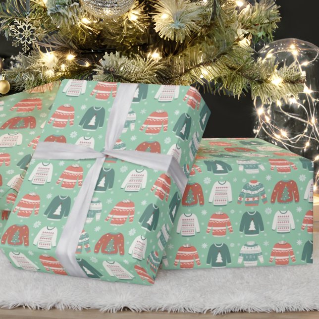 Ugg Christmas Sweater Holiday Wrapping Paper Geschenkpapier (Von Creator hochgeladen)