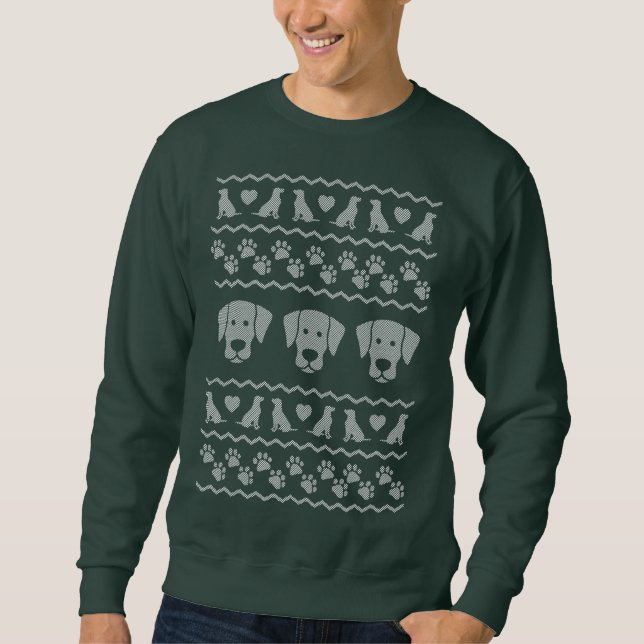 Ugg Christmas Sweater Labrador Retriever Edition Sweatshirt (Vorderseite)