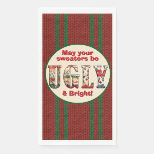 Ugg Christmas Sweater Paper Napkin Serviette