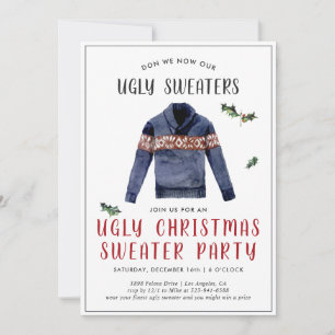 Ugg Christmas Sweater Party Einladung