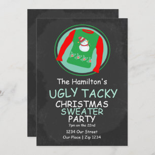Ugg Christmas Sweater Party Einladung