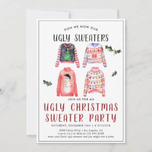 Ugg Christmas Sweater Party Einladung