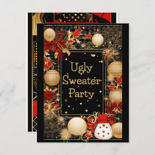 Ugg Christmas Sweater Party Einladung