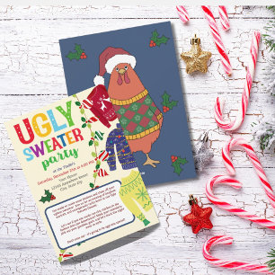 Ugg Christmas Sweater Party Einladung