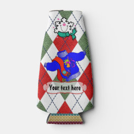 Ugg Christmas Sweater Party Personalisiert Flaschenkühler