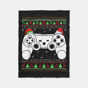 Ugg Christmas Sweater Video Game Controller Xmas Fleecedecke