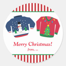Ugg Christmas Sweaters Holiday Party Aufkleber