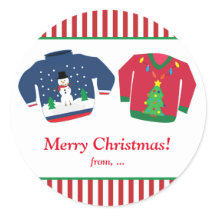 Ugg Christmas Sweaters Holiday Party Aufkleber