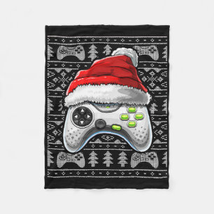 Ugg Christmas Video Game Controller Weihnachtsgam Fleecedecke