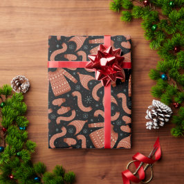 Ugge Christmas Sweater Hat Scarf Red White Geschenkpapier