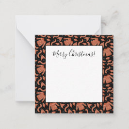 Ugge Christmas Sweater Hat Scarf Red White Mitteilungskarte