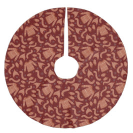 Ugge Christmas Sweater Hat Scarf Red White Polyester Weihnachtsbaumdecke