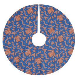 Ugge Christmas Sweater Hat Scarf Red White Polyester Weihnachtsbaumdecke