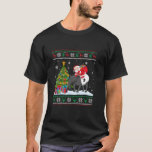 Ugge Christmas Sweater Party Santa Claus Reiten Ta T-Shirt<br><div class="desc">Ugg Christmas Sweater Party Santa Claus Reiten Tapir Long Sleeve T Shirt</div>