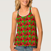 Uggy Christmas Cheeky Star Tank Top