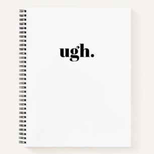 Ugh. Minimalist Chic Journal Notizbuch