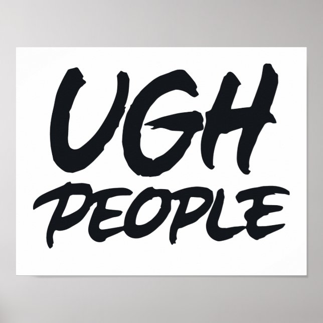 UGH People Poster (Vorne)