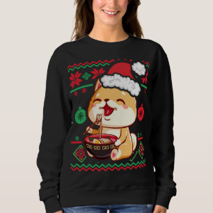 Ugi Christmas Sweater Kawaii Anime Shiba Inu Eati Sweatshirt