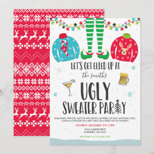 Ugi Sweater Party Einladung Weihnachten fertig