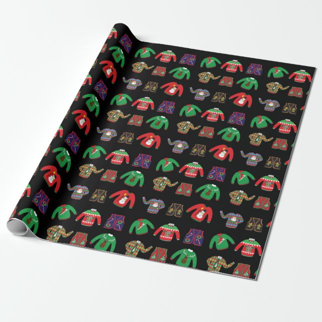 Ugi Sweater Weihnachtswrapping Paper Geschenkpapier (Ungerollt)
