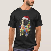 Uginal Sweater Fotoreale Weihnachtslicht Mops