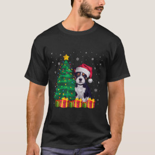 Ugly American Staffordshire Terrier Weihnachtsmann T-Shirt