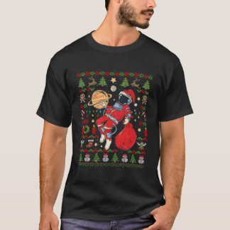 Ugly Astronaut Santa Claus S T-Shirt