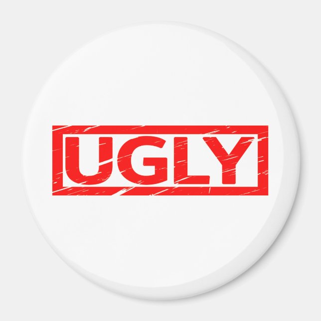 Ugly Briefmarke Magnet (Vorne)