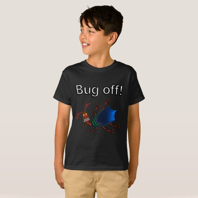 Ugly Bug - Kids' Hanes TAGLESS® T - Shirt (Vorne ganz)
