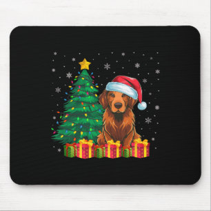 Ugly Chesapeake Bay Retriever Weihnachtsmannmütze  Mousepad