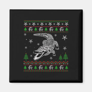 Ugly Christmas für Alligator Liebhaber Spaß Magnet
