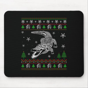 Ugly Christmas für Alligator Liebhaber Spaß Mousepad