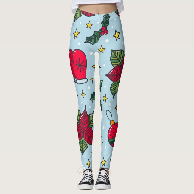 Ugly Christmas Quarantine Leggings (Vorderseite)