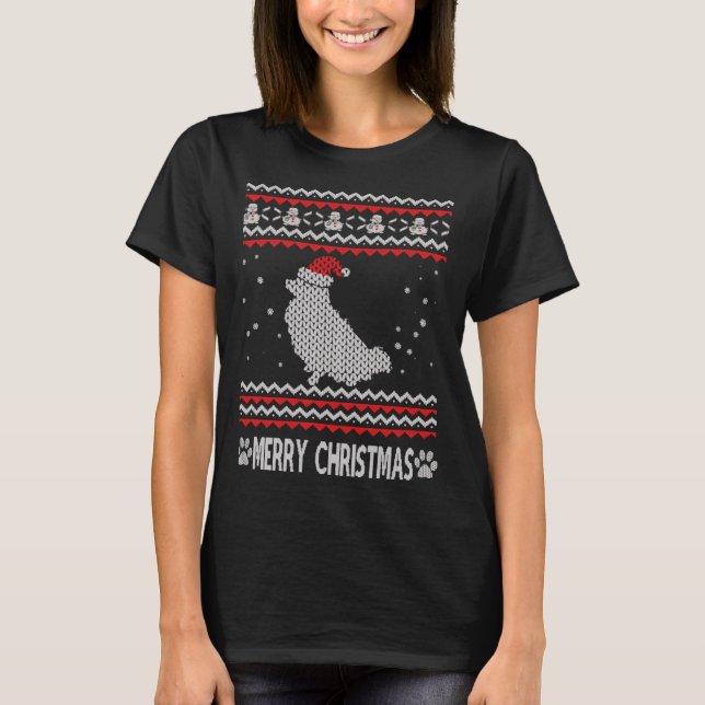 Ugly Christmas Spitz T-Shirt (Vorderseite)