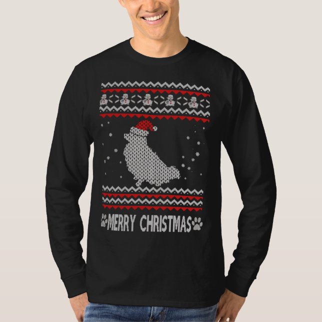 Ugly Christmas Spitz T-Shirt (Vorderseite)