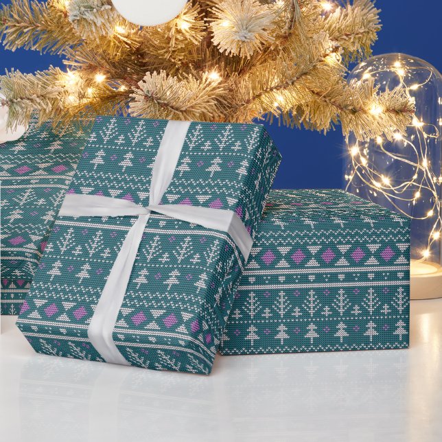 Ugly Christmas Sweater Geschenkpapier (Feiertage)
