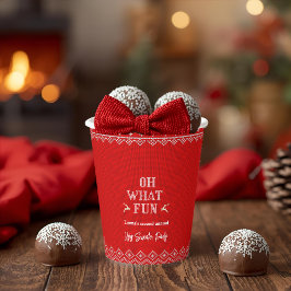 Ugly Christmas Sweater Holiday Party Pappbecher