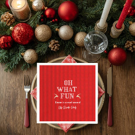 Ugly Christmas Sweater Holiday Party Serviette